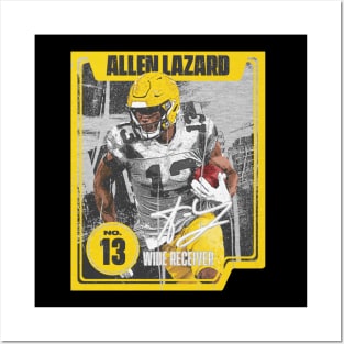 Allen Lazard Green Bay Card Posters and Art